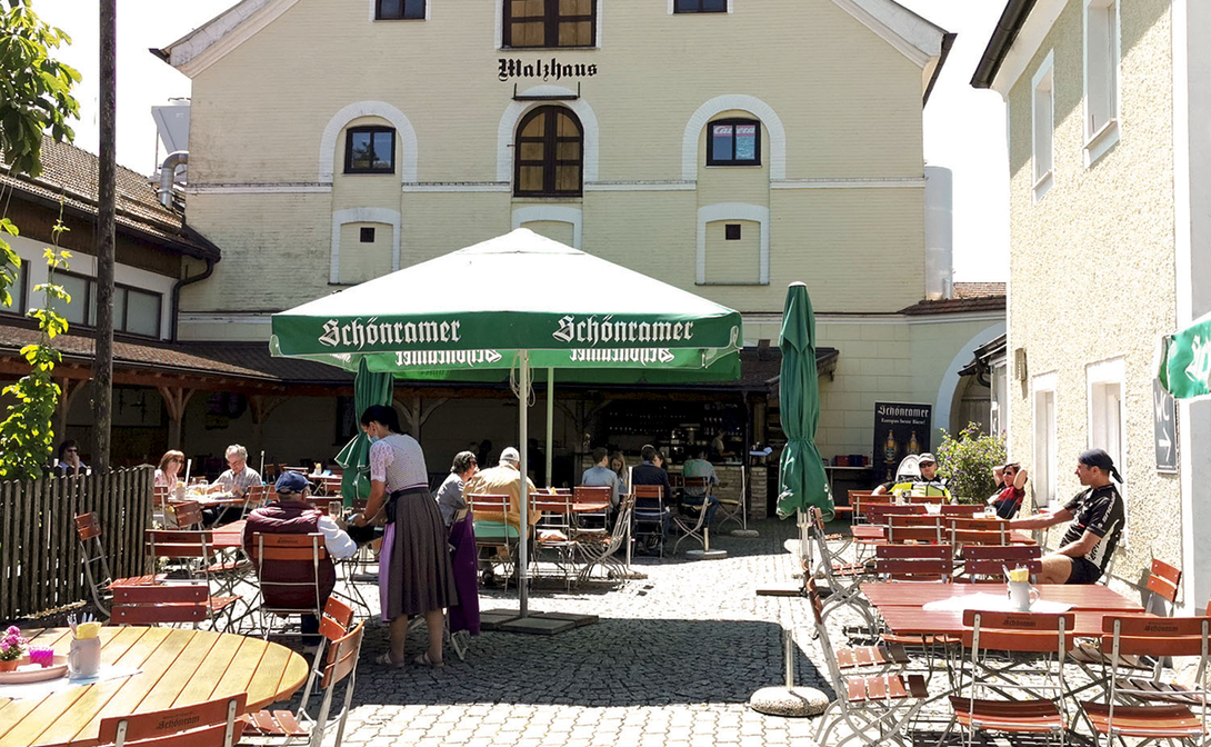 Biergarten Frontsicht