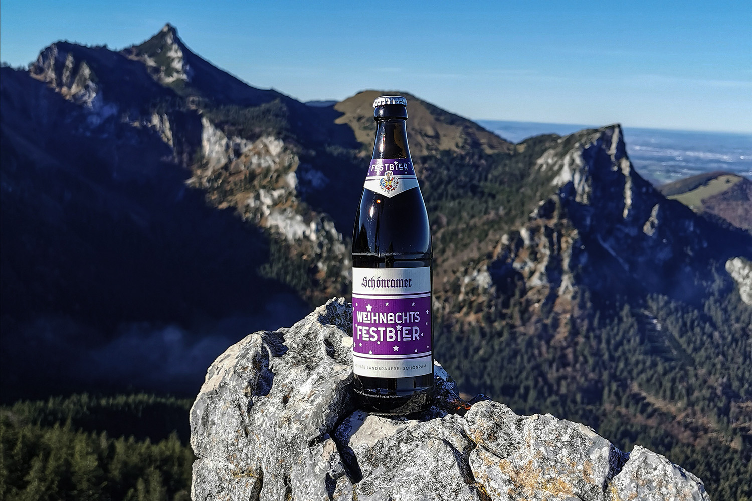 festbier auf berg